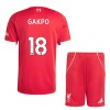 Oficiální Fotbalový Dres Liverpool Gakpo 18 Domácí 2025-26 pro Děti